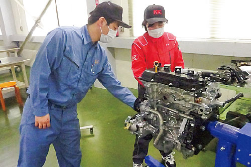 二級自動車工学科 小島さん （大分県）